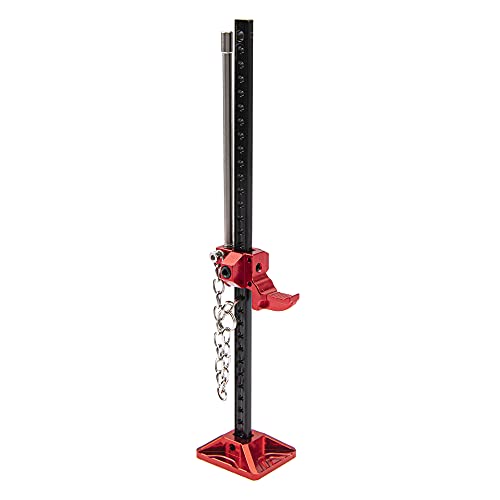 ShareGoo RC Metal Slideable Jack Tool Mini Lifting Jack Simulation Part Compatible with Axial SCX10 Traxxas TRX4 Tamiya CC01 D90 1/10 RC Rock Crawler Car