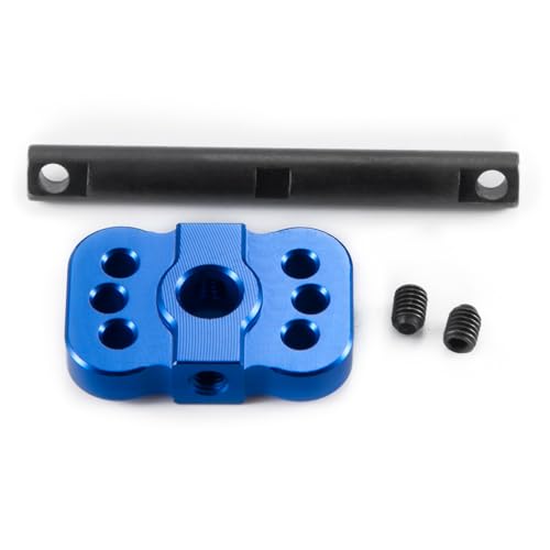 Aluminum Differential Locker Spool Diff Case Mounts for 1/10 Scale Tra-xxas Slash 2WD Rustler Stampede VXL Bandit Car Truck Upgrades Parts (Blue) - color: Blue