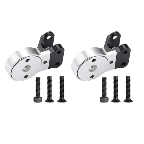 2-Pack Aluminum Servo Saver, Compatible with Arrma Gorgon | Built-in spring cushions impacts, extends servo gear lifespan, includes mounting screws, for 1/10 Fury RC vehicles