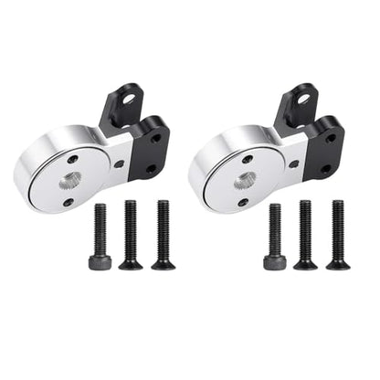 2-Pack Aluminum Servo Saver, Compatible with Arrma Gorgon | Built-in spring cushions impacts, extends servo gear lifespan, includes mounting screws, for 1/10 Fury RC vehicles