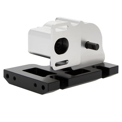MEUS RACING V2 LCG Transmission Overdrive Gearbox for Axial SCX10 1/10 RC Crawler Upgrades (Silver) - color: Silver