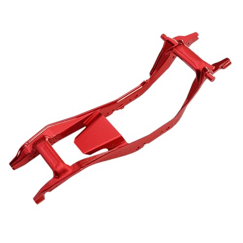 1/30 Aluminum Chassis Rails Frame for AXIAL SCX30 Ford Bronco 4X4 SCX30 Jeep Wrangler JLU 4X4 RC Crawler Car Upgrade Parts (Red) - color: Red