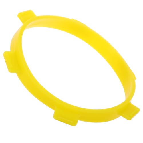 HANABASS Rc Tire Mounting Tool with Rubber Bands for Remote Control Cars and Short Trucks Yellow Rc Tire Glue Accessory for Off-Road and Electric Vehicle and Mounting