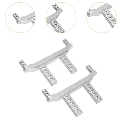 kowaku 2X 1/16 RC Car Body Post Mounts RC Shell Column Easy to Install RC Body Post Spare Parts for 16102Pro RC Car Crawler DIY Accs, Silver