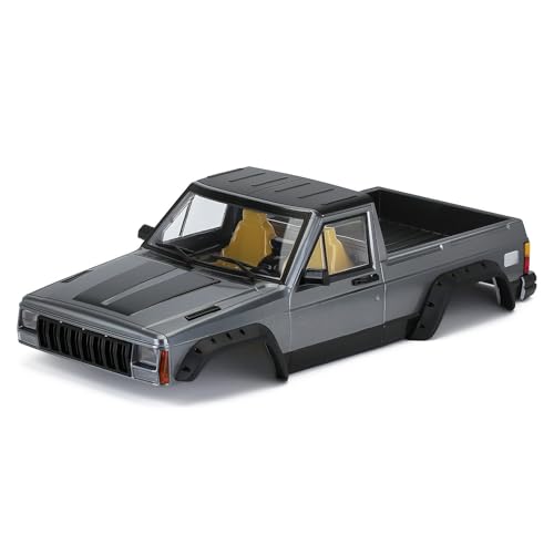 RC Car Hard Body Shell Kit,313mm Wheelbase Cherokee Body Car Shell for 1/10 RC Crawler Axial SCX10 & SCX10 II 90046 90047 TRX4 Kit (Grey, Pickup A) - color: Grey, Pickup a