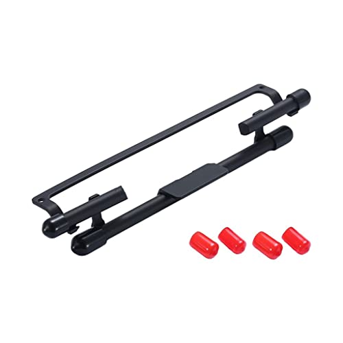 1:10 Metal Bull Bar Bumper Set for WPL D12 RC Crawler Truck Toy, CNC Machined Front Rear Bumper to Your Car, Easy Installation, Upgrade Your Truck Style, 1 - Rear - color: Rear