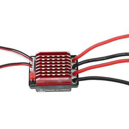 Keenso ESC Upgraded 320A Two Way Brushed ESC with Brake for 1/10 RC Cars Plastic Aluminum Alloy for Axial SCX10 Remote Control Vehicles