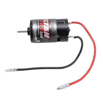 550 10T RC Brushed Motor Aluminum Copper High Speed Crawler Motor with Built in Heatsink and Cooling Fan for 1 10 RC Crawler Axial SCX10 JL 90046