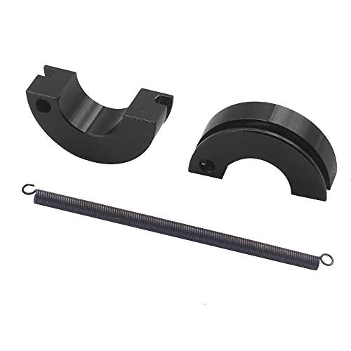 2Pack Vgoohobby Metal Engine Clutch Shoe Spring Upgrade Part Compatible with HSP Redcat Racing Himoto Traxxas 1/10 RC Nitro Racing Car Truck (Black) - color: Black
