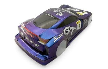 Preprinted PVC Body Shell for 1/10 On Road Racing Drift Car, No Cut, 1:10 Scale (GT Style, Color Changing) - style: GT Style, Color Changing
