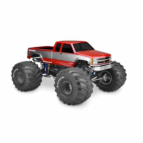 JConcepts Inc. 1988 Chevy Silverado Ext Cab MT Clear Body 13WB JCO0339 Car/Truck Bodies Wings & Decals