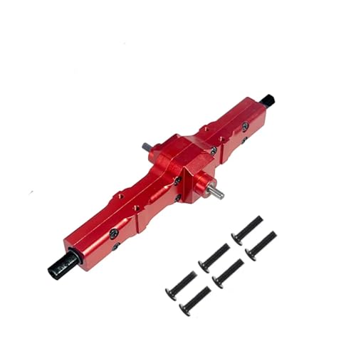 for WPL for Henglong 1/16 Remote Control Car Six Drive Army Kakas Semi-Cartoon with Upgraded Metal Bridge Assembly RC Upgrade Parts RC Car Repair Kit(Red) - color: Red