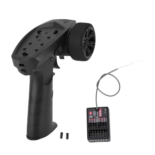 Sorandy Car Remote Controller and Receiver, RC Radio Control System with 2 Modes, 2.4GHz 7 Channels Transmitter & Receiver, Universal for Vehicle Boat Model