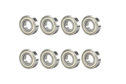 8-Pack 633-ZZ Double Rubber Sealed deep Groove Ball Bearings, 3MMx13MMx5MM, pre-Lubricated, Stable Performance, and Cost-Effective Ball Bearings - size: 633ZZ