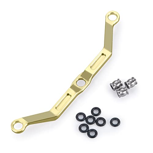 SWX Heavy Weight Brass Steering Link Linkage Set for TRX4M 1/18 RC Crawler Car Upgrade Parts