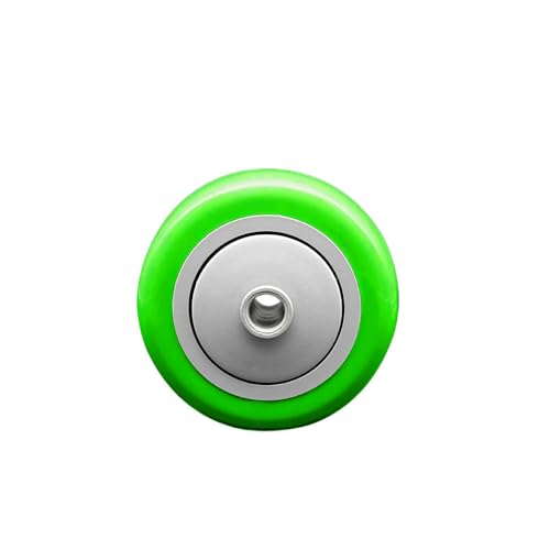 Service Caster Brand Replacement Wheel for Grainger Wheel 1KA89-3.5 Inch Green Polyurethane Wheel Only with Precision Ball Bearing - 3/8" Bore - Fits Shopping Carts and Platform Trucks - color: 3.5" Wheel - Green, size: 1KA89