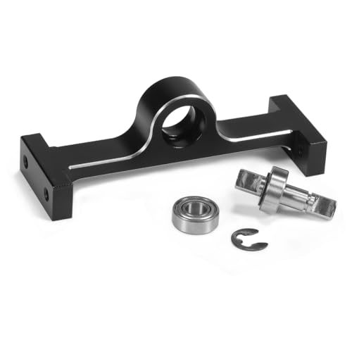 Aluminum Alloy 1/10 Transfer Case 70mm Width 5mm D-Shaped Shaft Transmission Gearbox for RC Crawler Cheater Rigs MOA 1.9 Shafty LCG Chassis Build