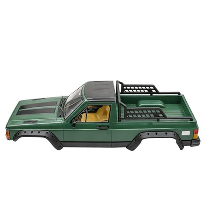 RC Car Hard Body Shell Kit,313mm Wheelbase Cherokee Body Car Shell for 1/10 RC Crawler Axial SCX10 & SCX10 II 90046 90047 TRX4 Kit (Military Green,Pickup) - color: Military Green ,Pickup B