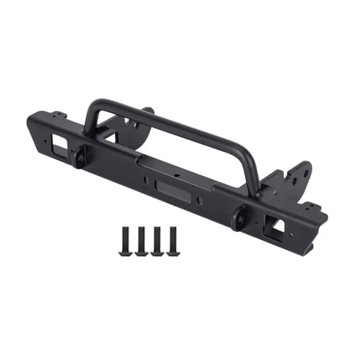 Compatible with Vanquish VS4-10 for Phoenix 1/10 RC Crawler Car Upgrade Parts for LCG for Chassis Metal Front Rear Bumper Set RC Assortment(Front Bumper) - size: Front Bumper