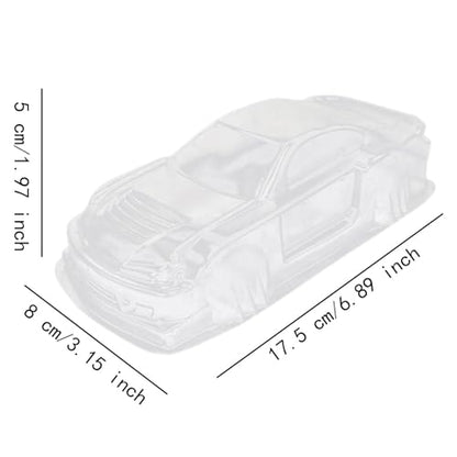 Colaxi 1/16 RC Drift Car Body Shell Clear Sturdy Upgrade Part Kids Adults Gifts Thicken Material Body Shell Housing 98mm Wheelbase