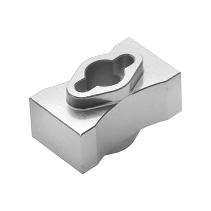 Aluminum Differential Locker Diff Lock Spool RC Upgraded Parts for LOSI 22 Drag RC Car, Silver - color: Silver