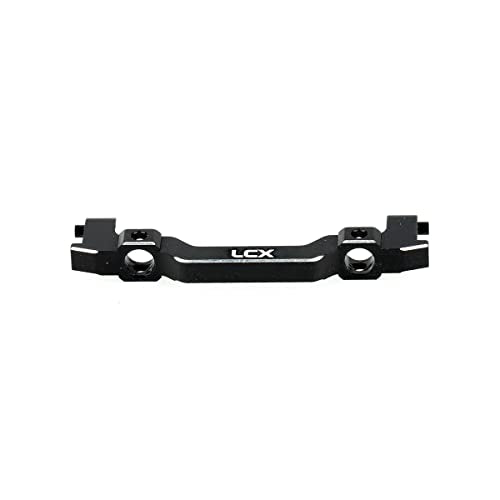 LCX Racing 1/24th RC Crawler Car CNC Machined Aluminum Front Bumper Mount Front Bumper Bracket for Axial SCX24, Upgrades Parts Accessories