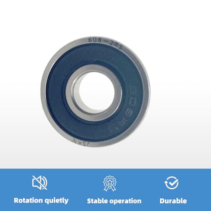 20Pcs 608-2RS Bearings 8x22x7mm Double Rubber Sealed Micro Deep Groove Ball Bearings, Suitable for Skateboard Rollers, 3D Printers, Etc