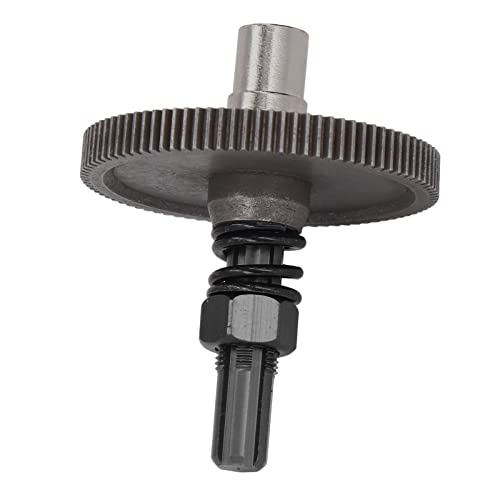 RC Car Differential Gear Set, Durable Metal Upgrade Parts High-Performance Slipper Assembly for 1/10 Scale Off-Road Racers and RC Hobbyists - color: Black