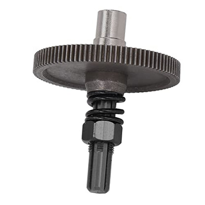 RC Car Differential Gear Set, Durable Metal Upgrade Parts High-Performance Slipper Assembly for 1/10 Scale Off-Road Racers and RC Hobbyists - color: Black
