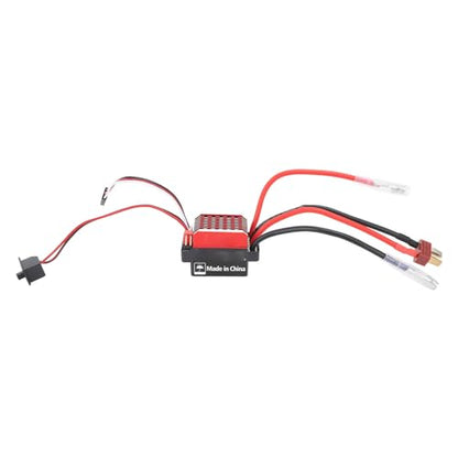 Keenso ESC Upgraded 320A Two Way Brushed ESC with Brake for 1/10 RC Cars Plastic Aluminum Alloy for Axial SCX10 Remote Control Vehicles