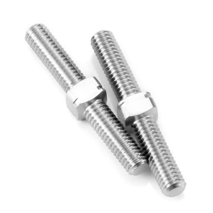 RCHUBAM 2PCS RC Turnbuckles Camber M3 Link Rod for 1/10 TRX-4 Slash 4X4 | 1 Pairs 14mm-50mm Suspension Rod,Alloy Steering Linkage Tie Rods - style: 22mm