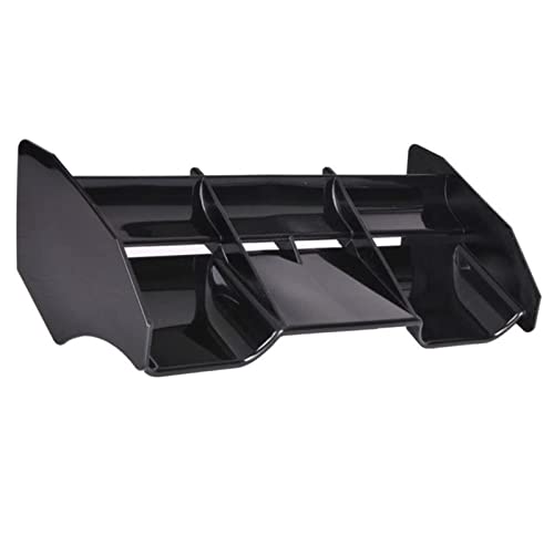 1:8 Scale RC Off-Road Car Rear Spoiler Plastic Tail Wing Accessories for 1/8 Model Off Road Buggy Drift Racing Truck Vehicle for HPI HSP (Black) - color: Black