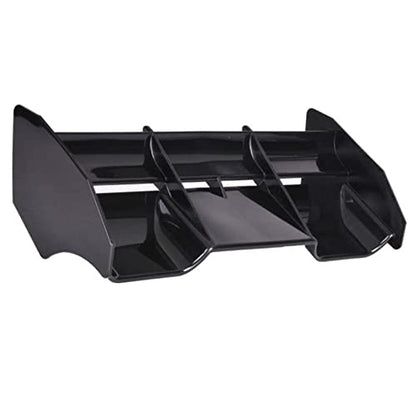 1:8 Scale RC Off-Road Car Rear Spoiler Plastic Tail Wing Accessories for 1/8 Model Off Road Buggy Drift Racing Truck Vehicle for HPI HSP (Black) - color: Black