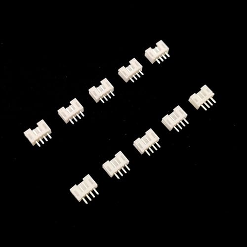 10 Sets Mini Micro JST 2.0mm PH 4 Pin Male Connectors with 150mm 22AWG Silicone Cable and Female Socket JST PH2.0 Connector Kit