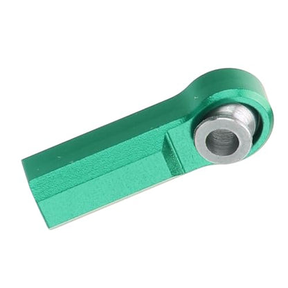 RC Link Rod End Ball Joint Head High Strength Alloy M4 Thread CW 7mm Diameter Plug and Play Set of 4 for 1/10 Scale Model Car Parts (Green)