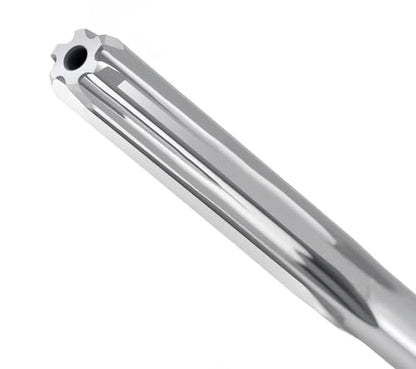 Accusize Industrial Tools 1/4'' H.S.S. Straight Shank Straight Flute Chucking Reamer, Flute Length 1-1/2'', Oal 6'', Right Hand, 6 Flute, 5015-0045 | 1/4" HSS Straight Shank Straight Flute Chucking Reamer, Flt Len 1-1/2", OAL 6", Right Hand Cut, 6 Flute,