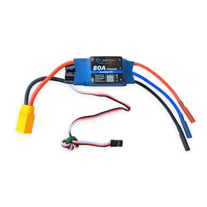 80A RC Electric Speed Controller ESC for Brushless Motors 5.5v 4A UBEC with XT90 & 4.0mm Bullet Plugs… - style: 80 Amp - XT90 & 4.00mm