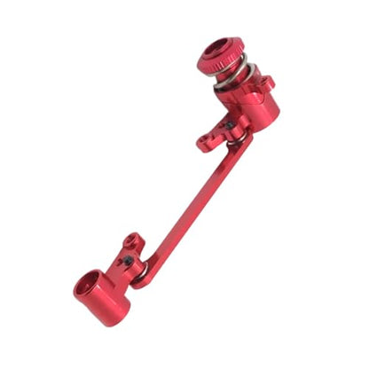 for Wltoys for 124016 124017 124018 124019 1/12 144001 144002 1/14 RC Car Upgrade Parts Metal Steering Group Assembly Set RC Car Repair Kit(Red) - color: Red