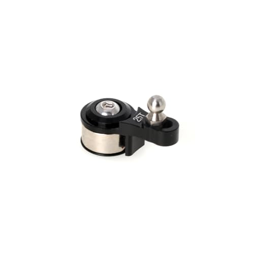 LCX 1/10th RC Crawler Car CNC Machined Aluminum Servo Horn Servo Arm 25T for TRX4 TRX6, Upgrades Parts Accessories (Black) - color: Black