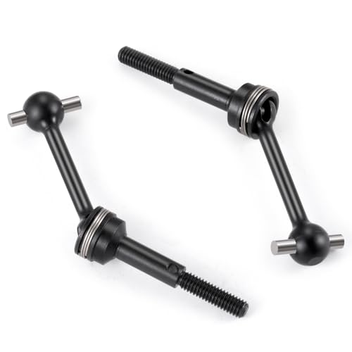 2pcs Steel Universal RC Car Front Rear CVD Drive Shaft Dogbone Joint Compatible with Tamiya TT01 TT01E 1/10 RC Drift Car Upgrade Parts