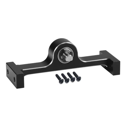 Aluminum Alloy 70mm Transfer Case Transmission Gearbox with 5mm D-Shaped Shaft for 1/10 RC Rock Crawler MOA 1.9 Shafty LCG Chassis Builder
