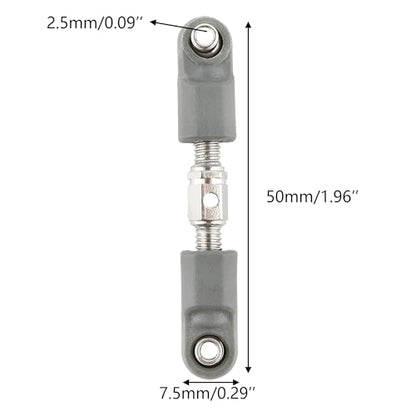 for H16BM RC Car Adjustable Pull Rod Steering Linkage 16431 Accessory Replacement Spare Parts for H16BM H16GT H16DR JC16EP H16R H16E 16208 16209 16210 H16P M161 M164 Trucks