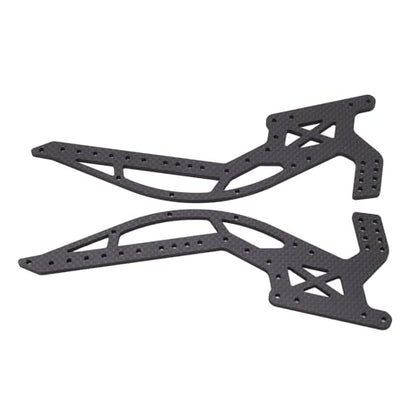 RC Crawler Wheelbase Chassis Kit, 110/ RC Crawler Carbon Frame, Strength Chassis Girder Rails with Shock Absorption, Replacement for, Aluminum Alloy Construction