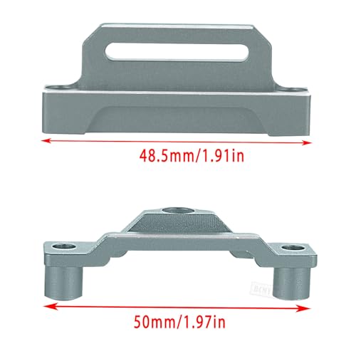 RC Aluminium Tall Battery Holder Mount Hold Down Upgrades Part for 1/10 Slash 2WD LCG,Battery Mount Plate Tray Battery Holder Hops Up,Titanium(Adapting Chassis:#5830 5832A) - color: Titanium - (Upgrades)
