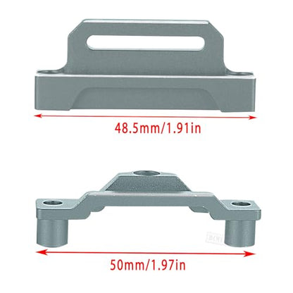 RC Aluminium Tall Battery Holder Mount Hold Down Upgrades Part for 1/10 Slash 2WD LCG,Battery Mount Plate Tray Battery Holder Hops Up,Titanium(Adapting Chassis:#5830 5832A) - color: Titanium - (Upgrades)