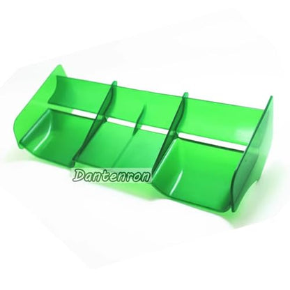 1/8 RC Car Force Rear Spoiler High Down Force Body Wing Tail Compatible with 1:8 Scale RC Off Road Short Course Truck Buggy Racing Car (Green) - color: Green
