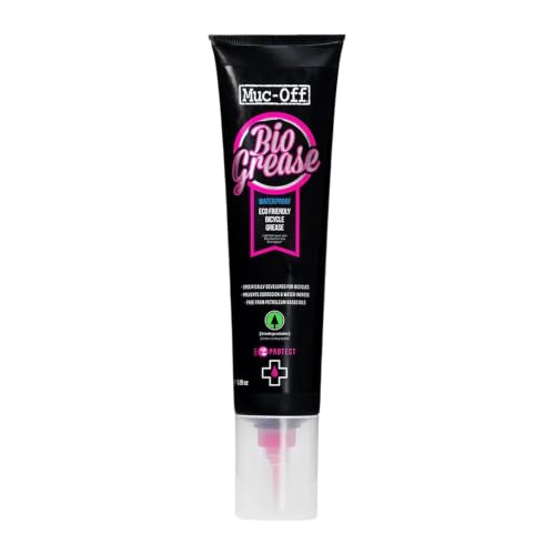 Muc-Off Bio Grease, 150g - Biodegradable Bike Grease for Pedals, Bearings and Components - Water-Resistant Bike Assembly Grease - size: 150g (Pack of 1)