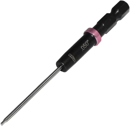 MIP .050 Standard RC Hex Bit 9200S – Hex Head Allen Wrench Drill Tools and Tool Bits for Screwdrivers, Electric Screwguns, and Power Drills For RC Cars - Made in USA - size: 1.27mm - Hex