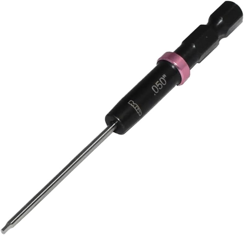 MIP .050 Standard RC Hex Bit 9200S – Hex Head Allen Wrench Drill Tools and Tool Bits for Screwdrivers, Electric Screwguns, and Power Drills For RC Cars - Made in USA - size: 1.27mm - Hex