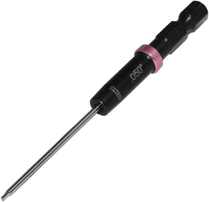 MIP .050 Standard RC Hex Bit 9200S – Hex Head Allen Wrench Drill Tools and Tool Bits for Screwdrivers, Electric Screwguns, and Power Drills For RC Cars - Made in USA - size: 1.27mm - Hex